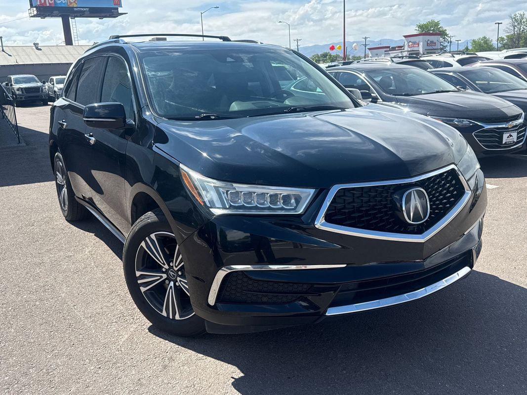 Black 2018 Acura MDX SH-AWD SUV / Crossover All-Wheel Drive 9-Speed Automatic