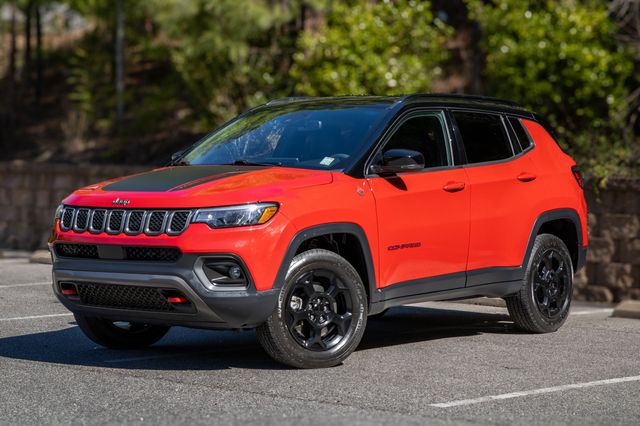 Red 2023 Jeep Compass Trailhawk 4WD SUV / Crossover Four-Wheel Drive 8-Speed Automatic