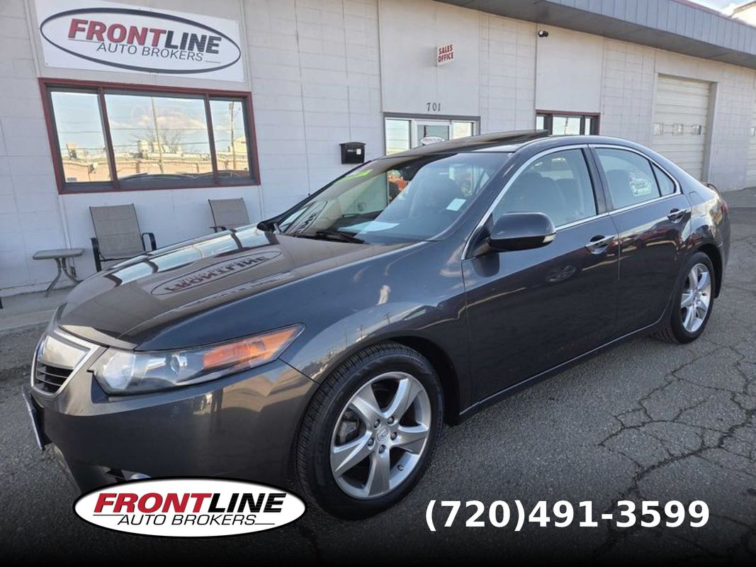 Black 2014 Acura TSX Sedan FWD Sedan Front-Wheel Drive 5-Speed Automatic