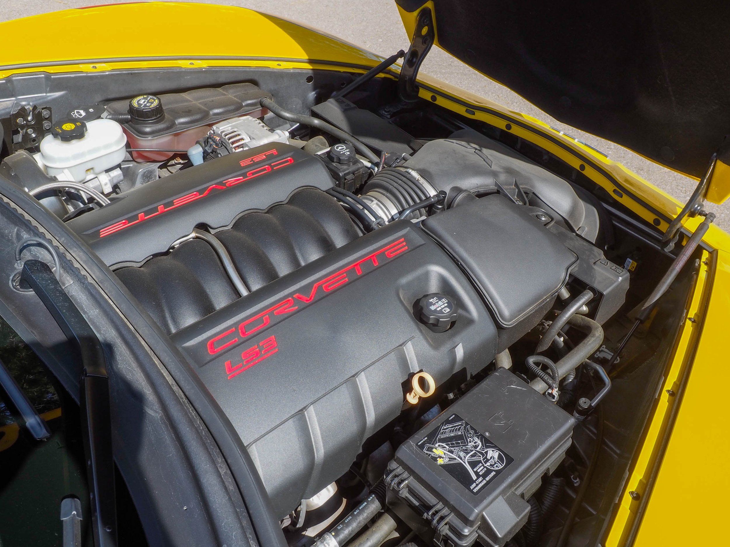 2010 Chevrolet Corvette Yellow Grand Sport