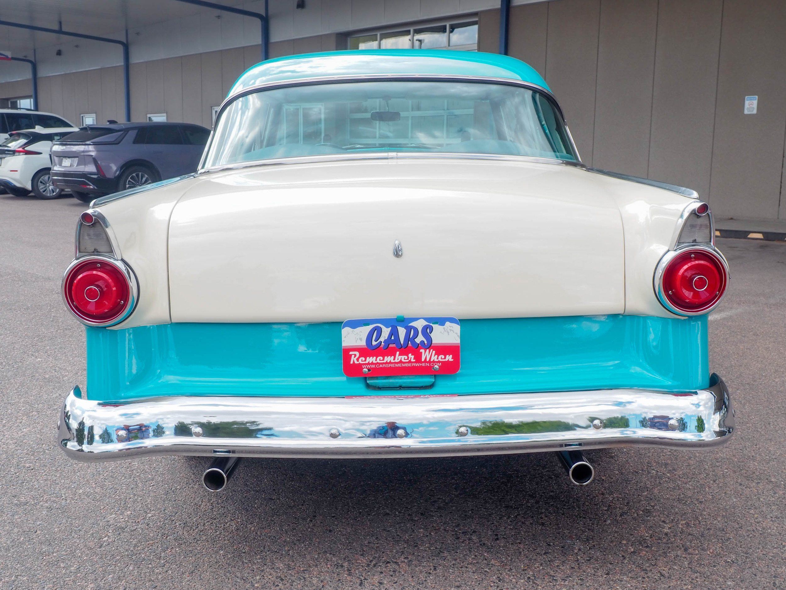 1955 Ford Fairlane Teal Coupe