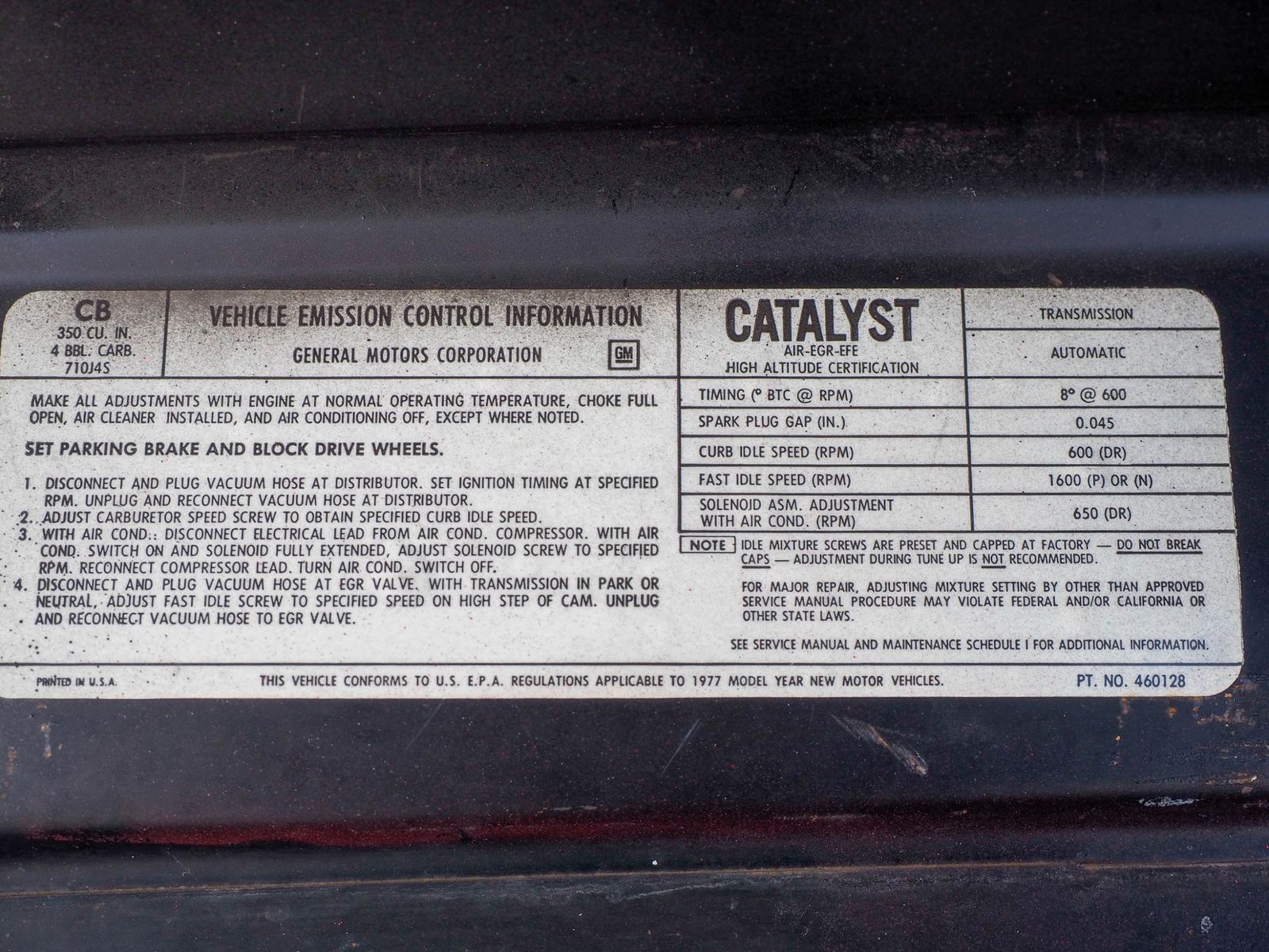 1977 Chevrolet Monte Carlo 47