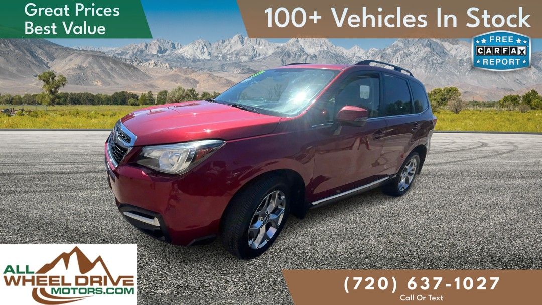 Red 2017 Subaru Forester 2.5i Touring SUV / Crossover All-Wheel Drive 6-Speed CVT