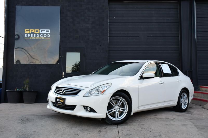 White 2012 INFINITI G37 Coupe All-Wheel Drive 7-Speed Automatic