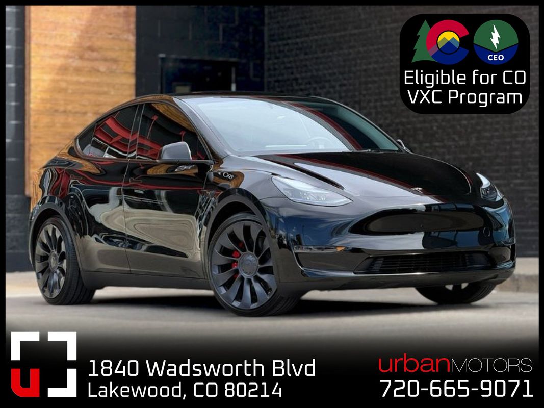 Black 2025 Tesla Model Y Performance AWD SUV / Crossover All-Wheel Drive Automatic