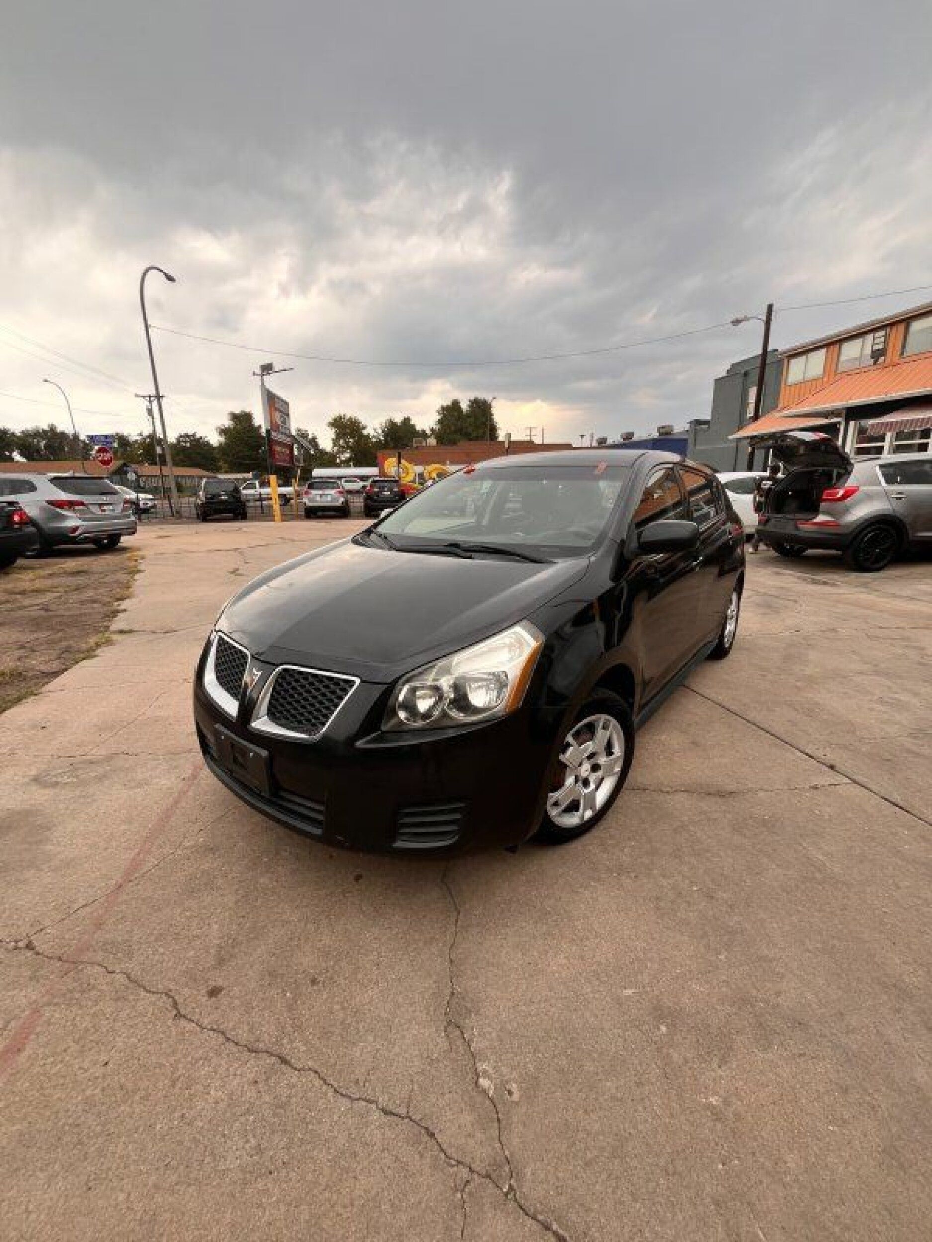 2010 Pontiac Vibe - Black exterior view 2