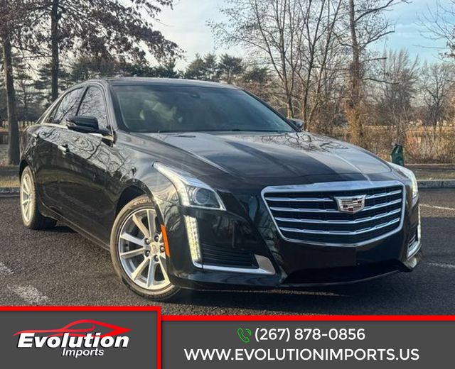 Black 2018 Cadillac CTS Sedan Rear-Wheel Drive 8-Speed Automatic