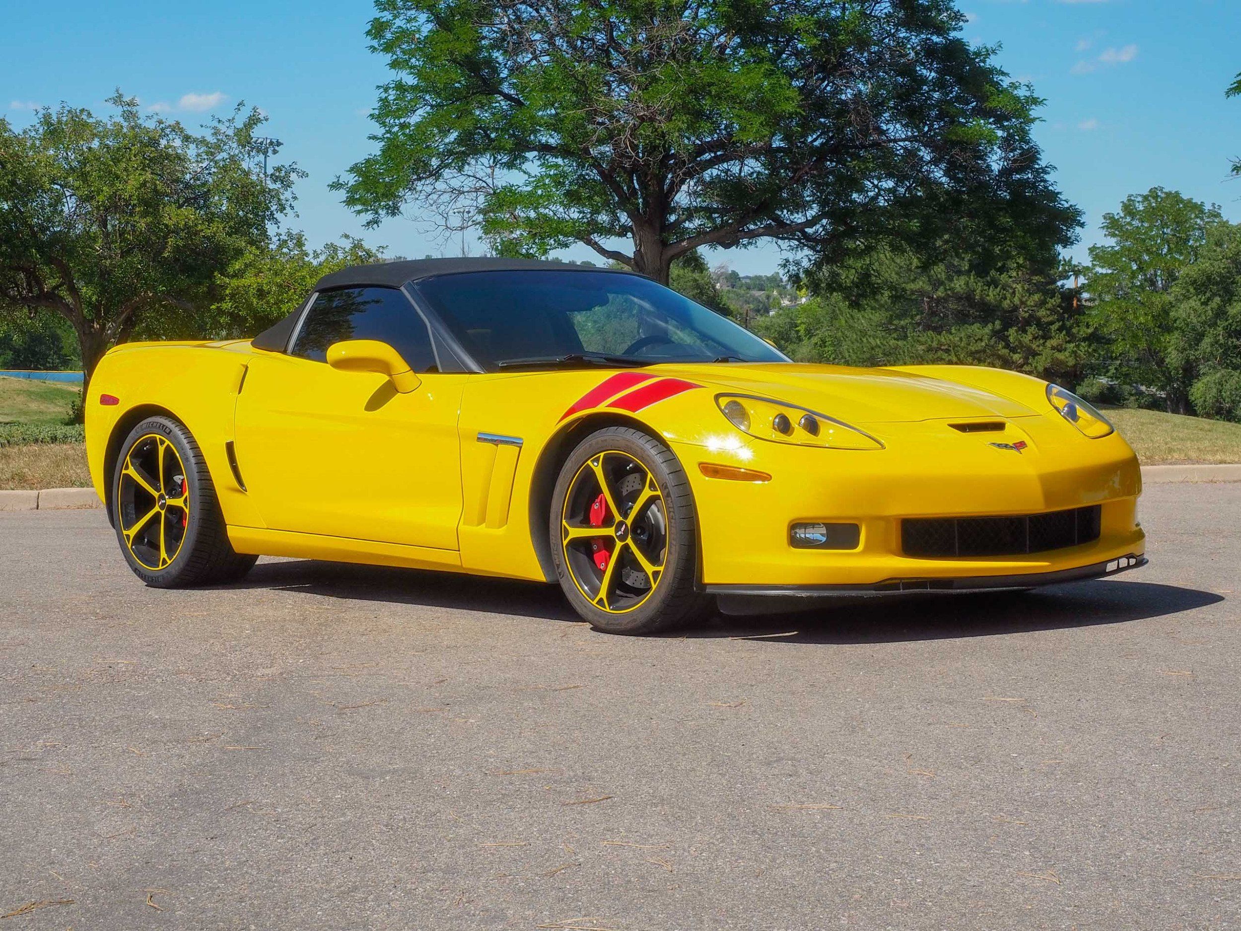 2010 Chevrolet Corvette Yellow Grand Sport