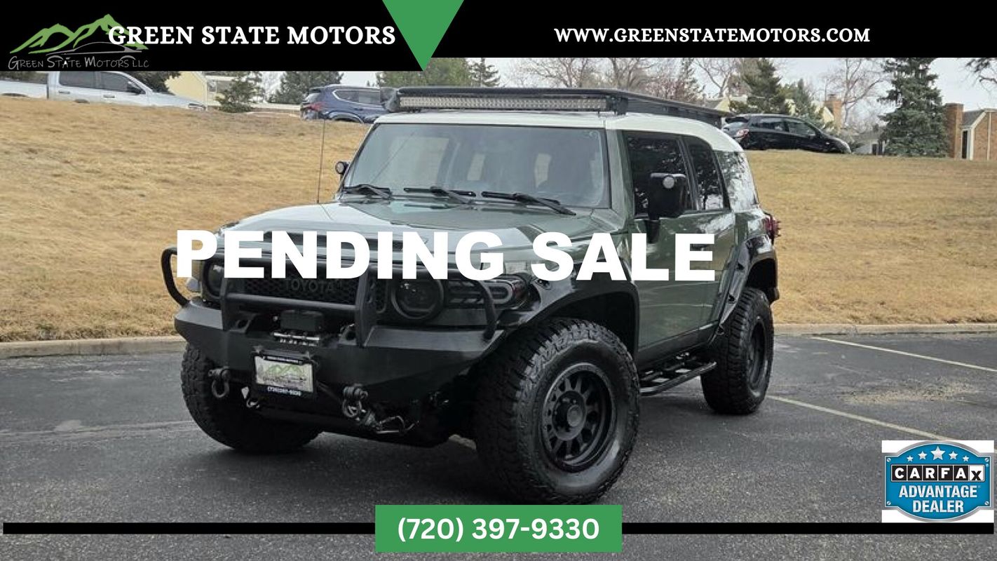 Green 2014 Toyota FJ Cruiser 4WD SUV / Crossover Four-Wheel Drive 5-Speed Automatic
