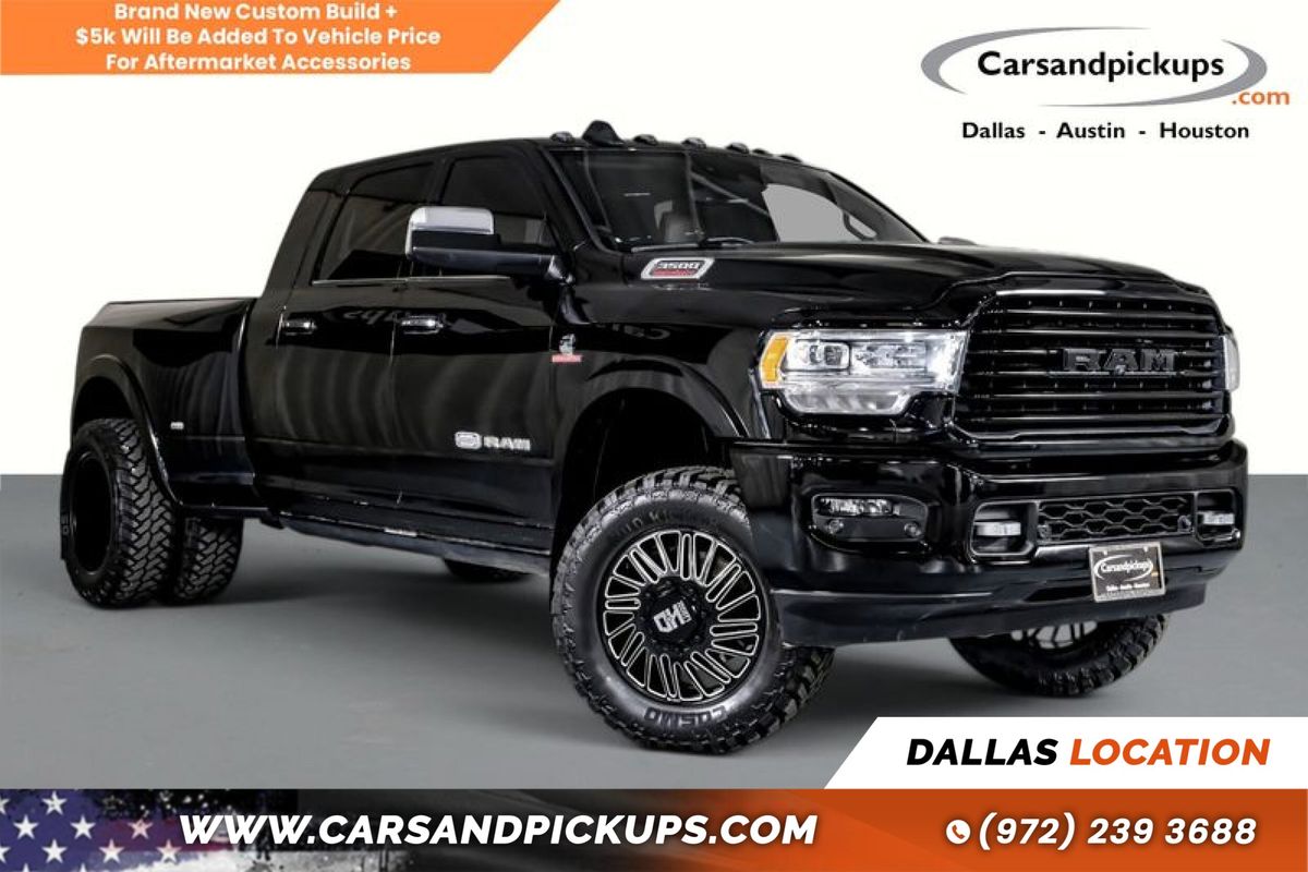 Black 2020 RAM 3500 Pickup Truck Four-Wheel Drive 6-Speed Automatic