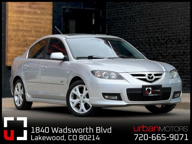 Silver 2007 Mazda MAZDA3 s Grand Touring Sedan Front-Wheel Drive 5-Speed Automatic