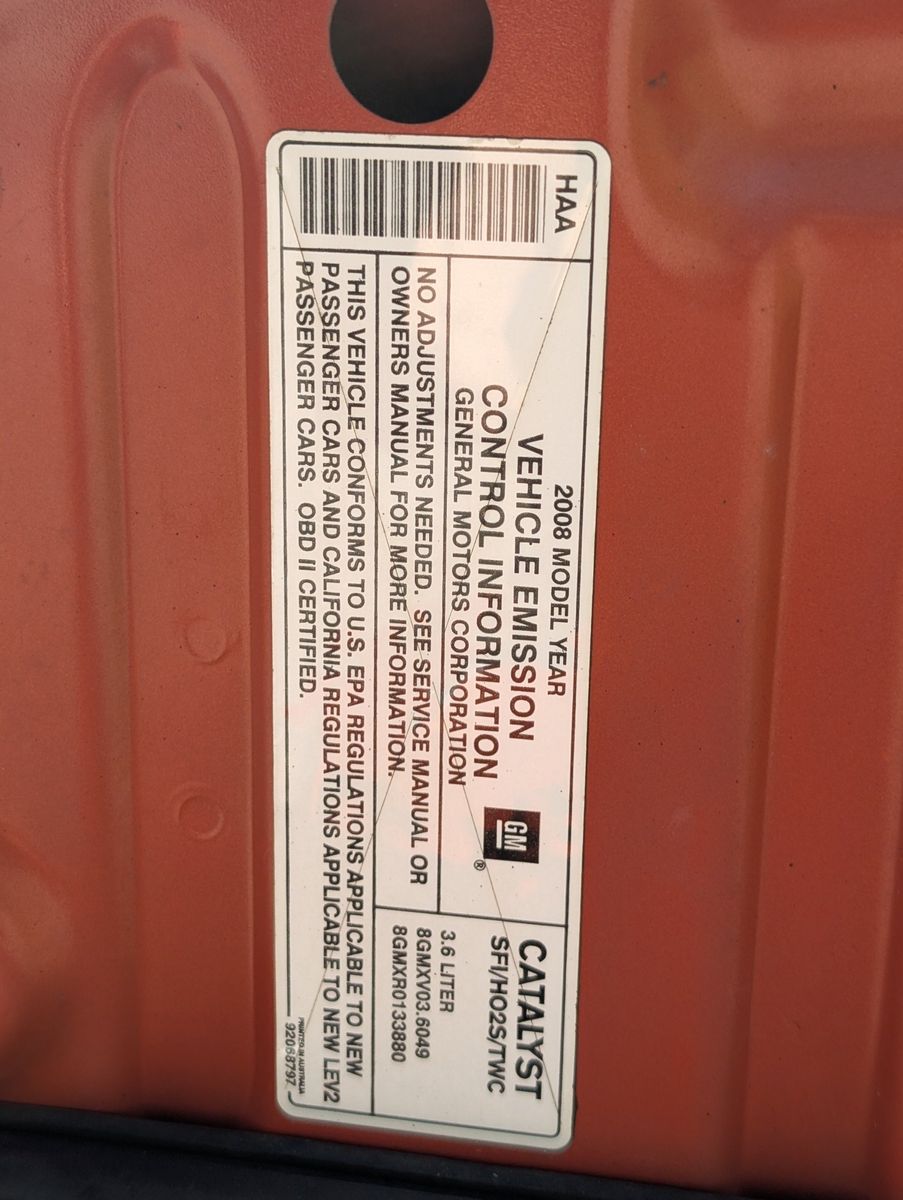 2008 Pontiac G8 88