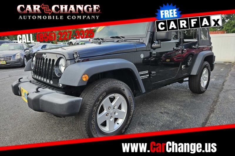 Black 2016 Jeep Wrangler SUV / Crossover Four-Wheel Drive 6-Speed Manual