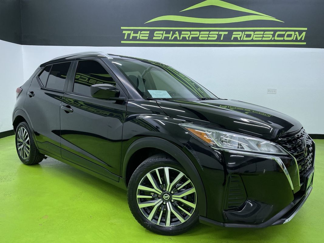 Black 2021 Nissan Kicks SV FWD SUV / Crossover Front-Wheel Drive Automatic