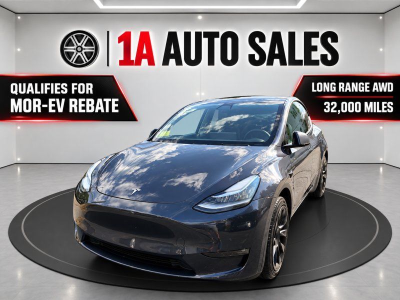Silver 2021 Tesla Model Y SUV / Crossover All-Wheel Drive Automatic