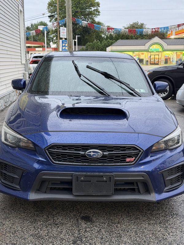 Blue 2021 Subaru WRX STI Sedan All-Wheel Drive 6-Speed Manual
