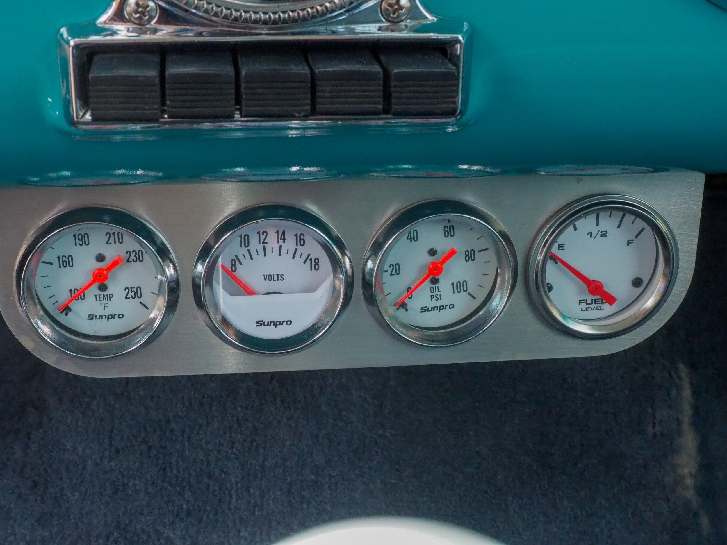 1955 Ford Fairlane Teal Coupe