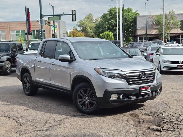 Silver 2018 Honda Ridgeline Pickup Truck All-Wheel Drive 6-Speed Automatic