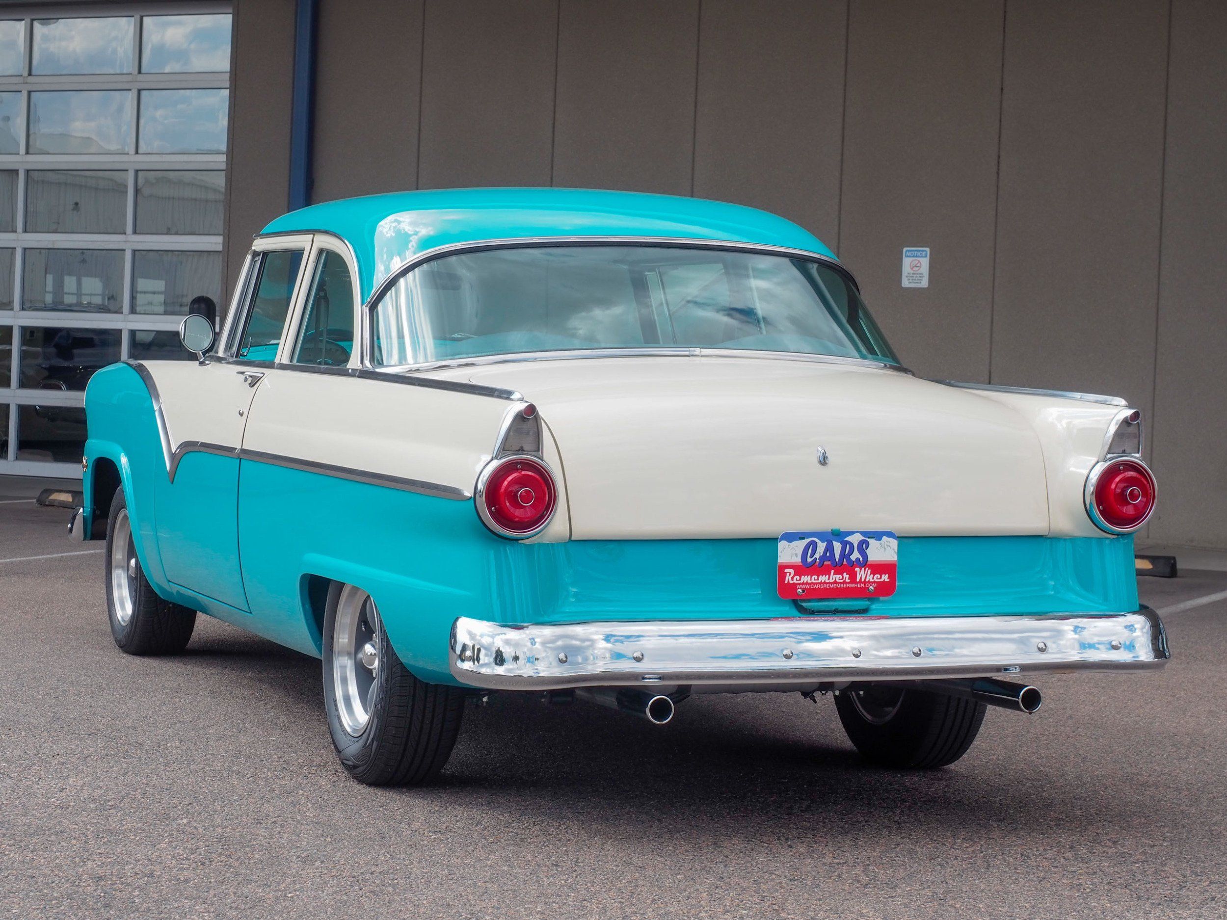 1955 Ford Fairlane Teal Coupe