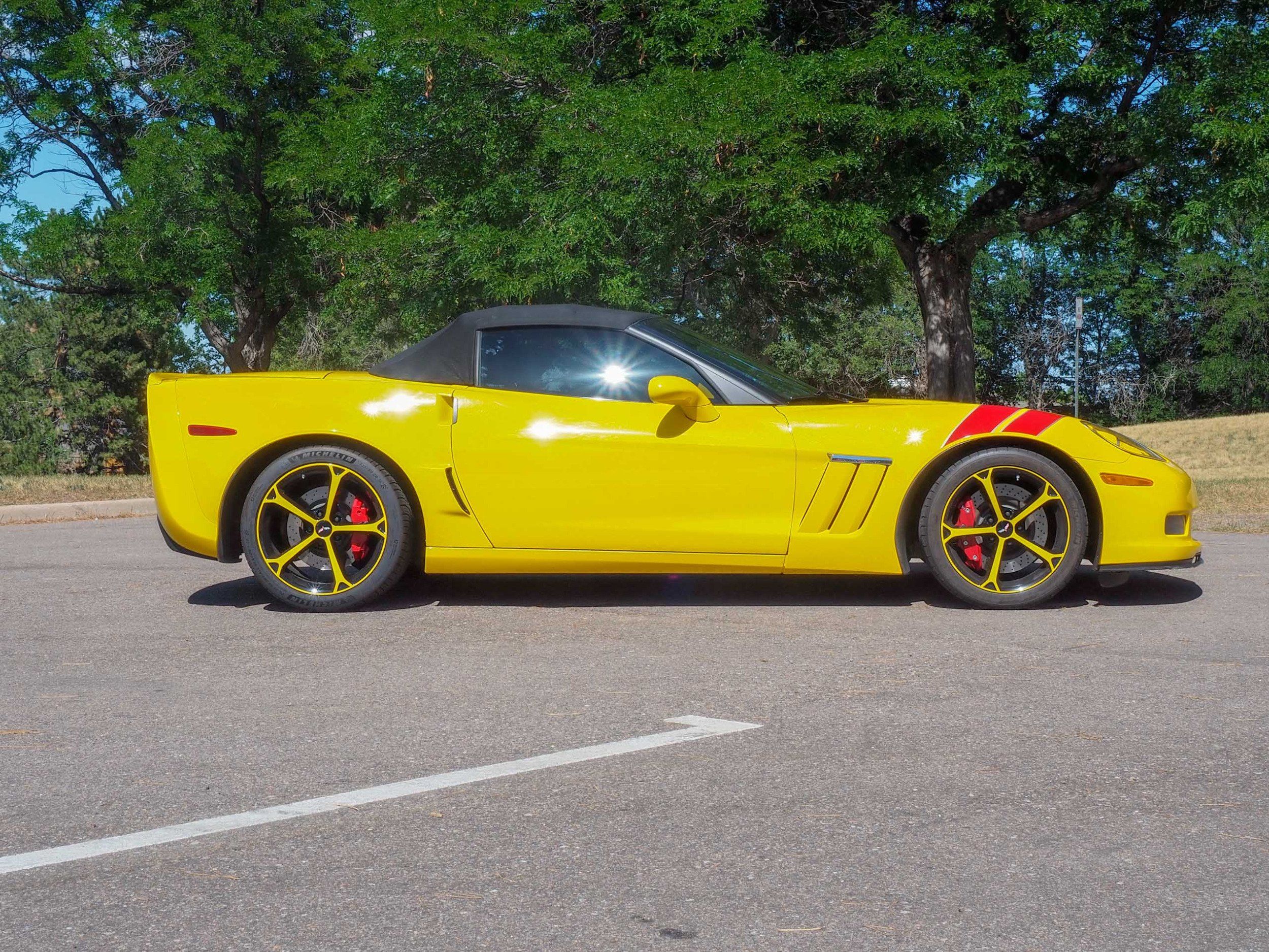 2010 Chevrolet Corvette Yellow Grand Sport