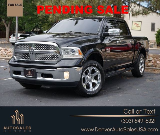 Black 2017 RAM 1500 Pickup Truck Four-Wheel Drive 8-Speed Automatic