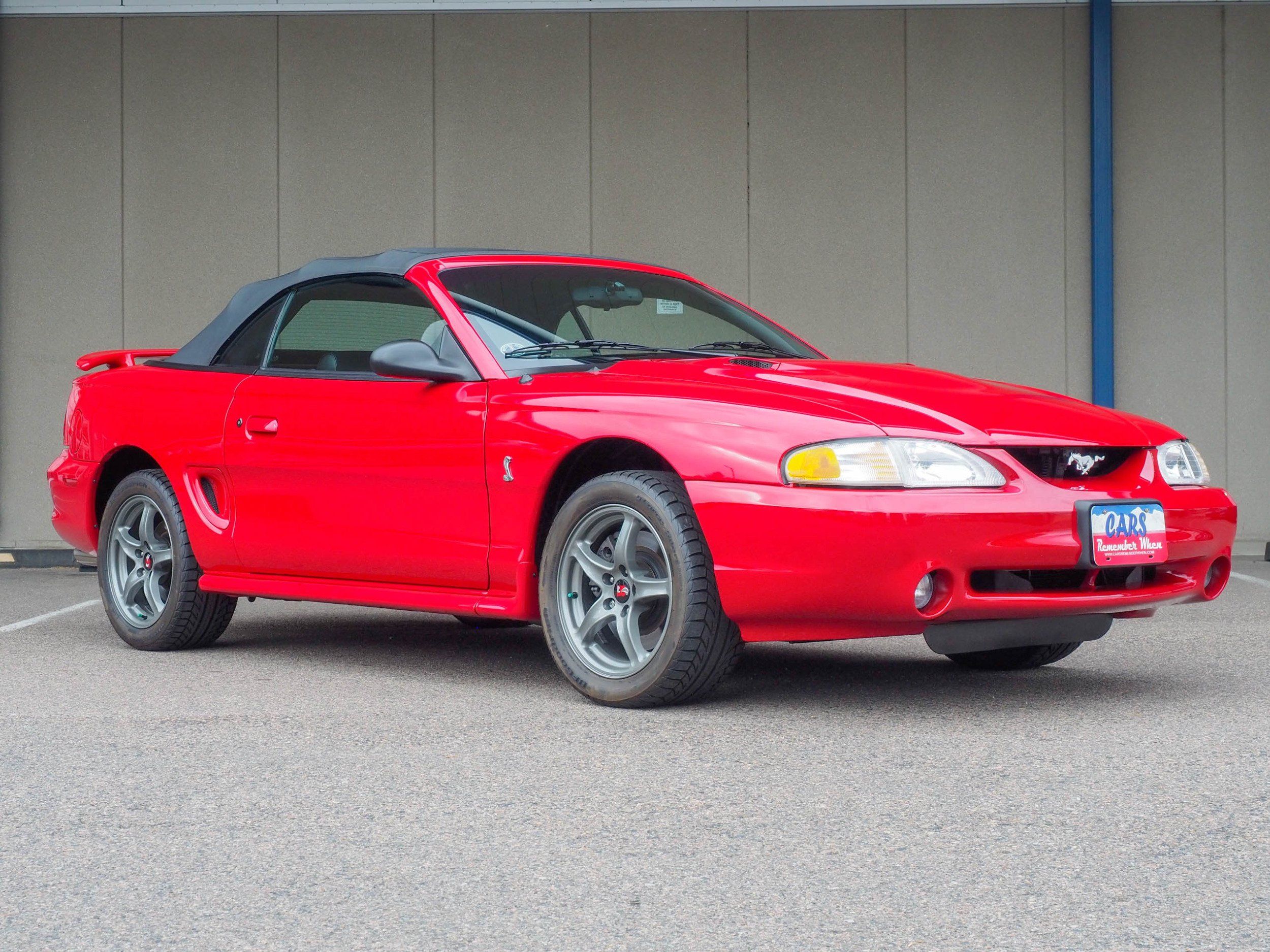 1997 Ford Mustang Red Cobra