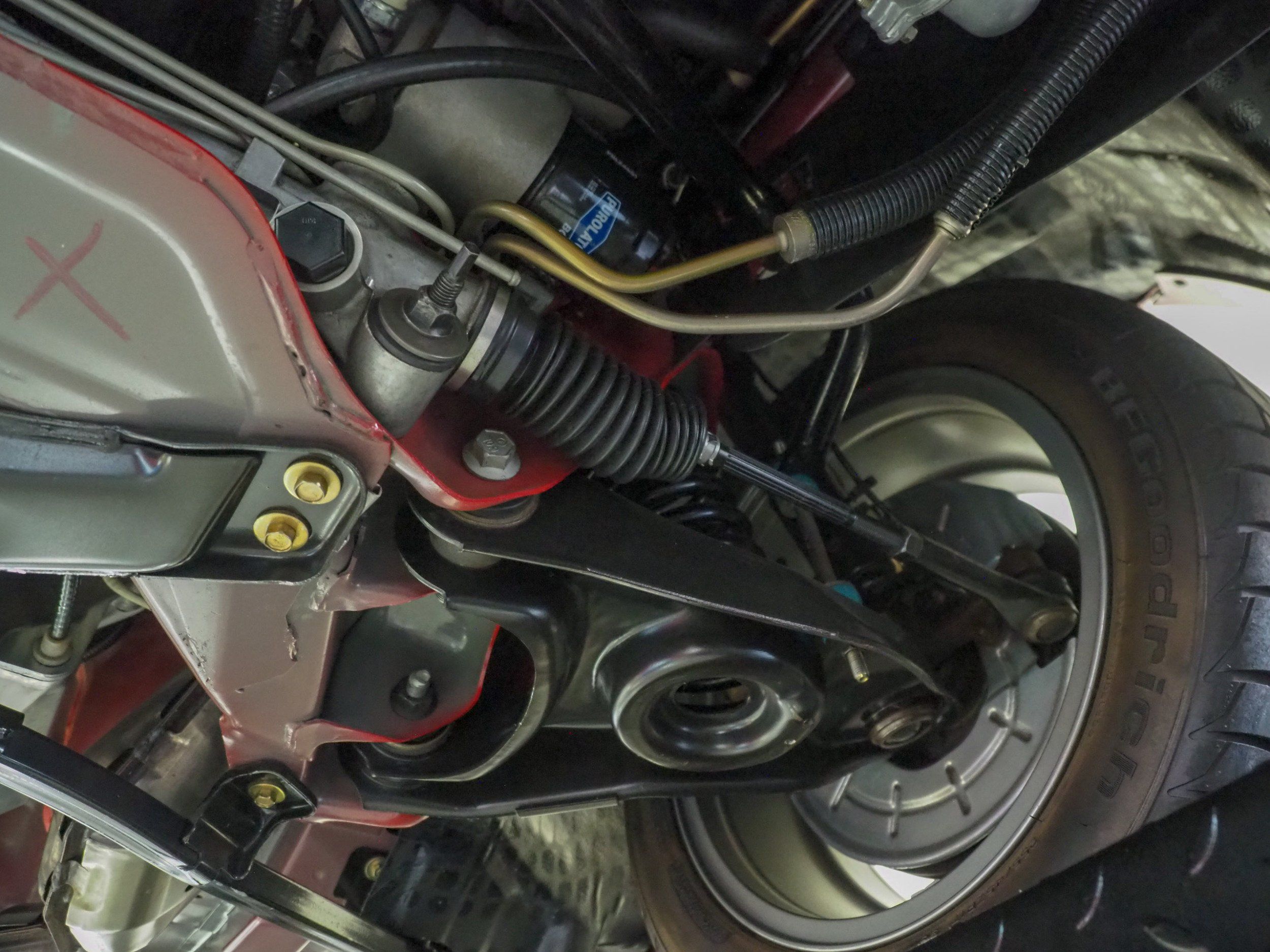 1997 Ford Mustang Red Cobra