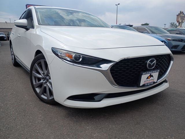White 2019 Mazda MAZDA3 Sedan Front-Wheel Drive 6-Speed Automatic