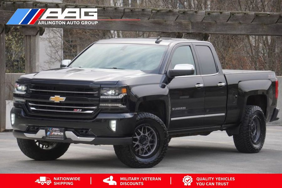 2017 CHEVROLET SILVERADO 1500 DOUBL Z71 LTZ PICKUP 4D 6 1/2 FT