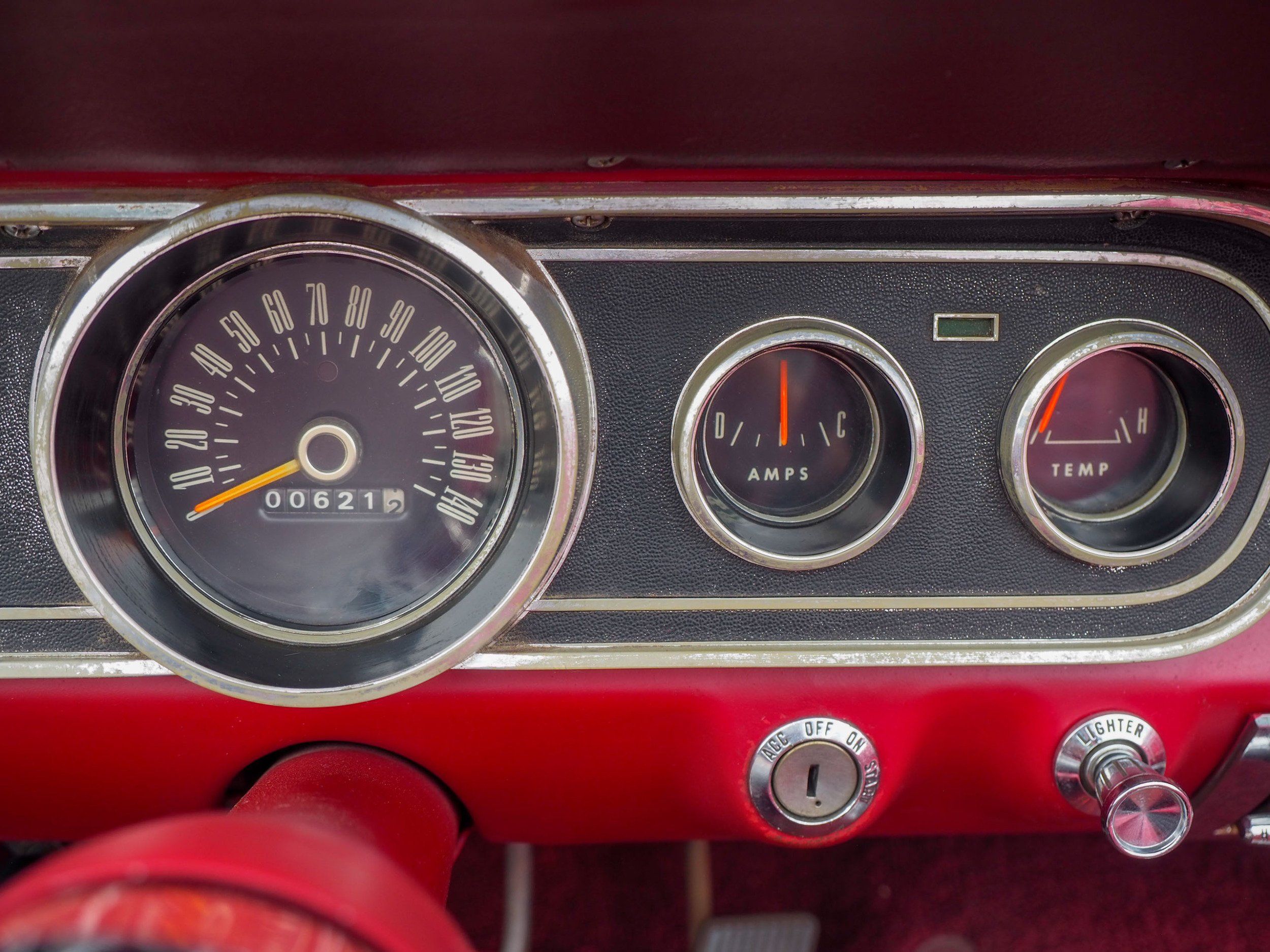 1966 Ford Mustang Red Convertible