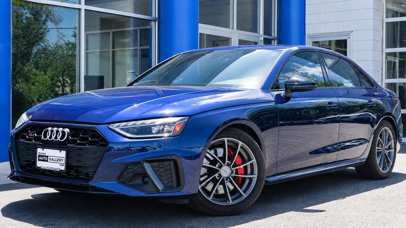 Blue 2020 Audi S4 3.0T quattro Premium Plus Sedan AWD Sedan All-Wheel Drive 8-Speed Automatic