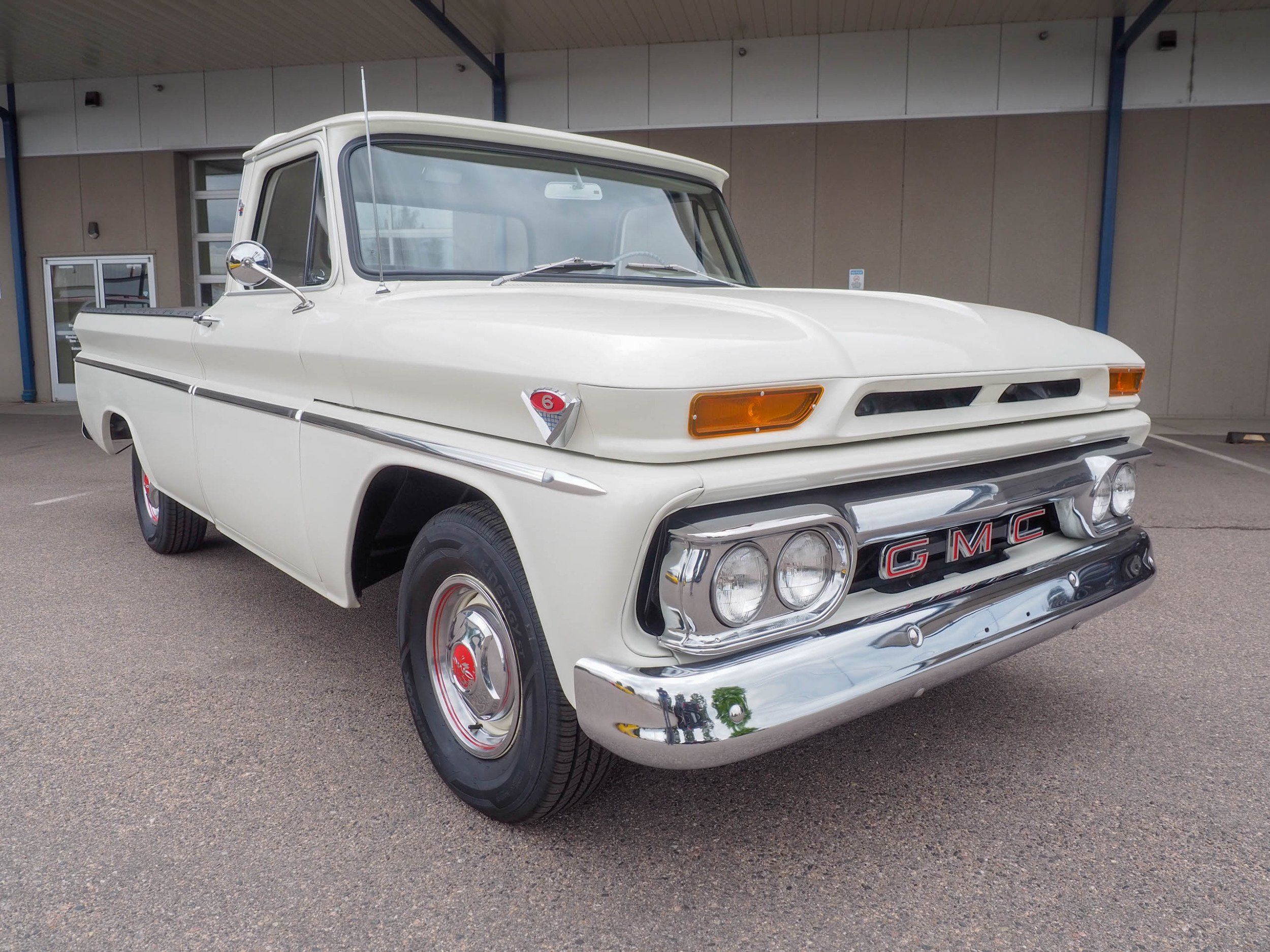 1966 GMC Pickup White RWD