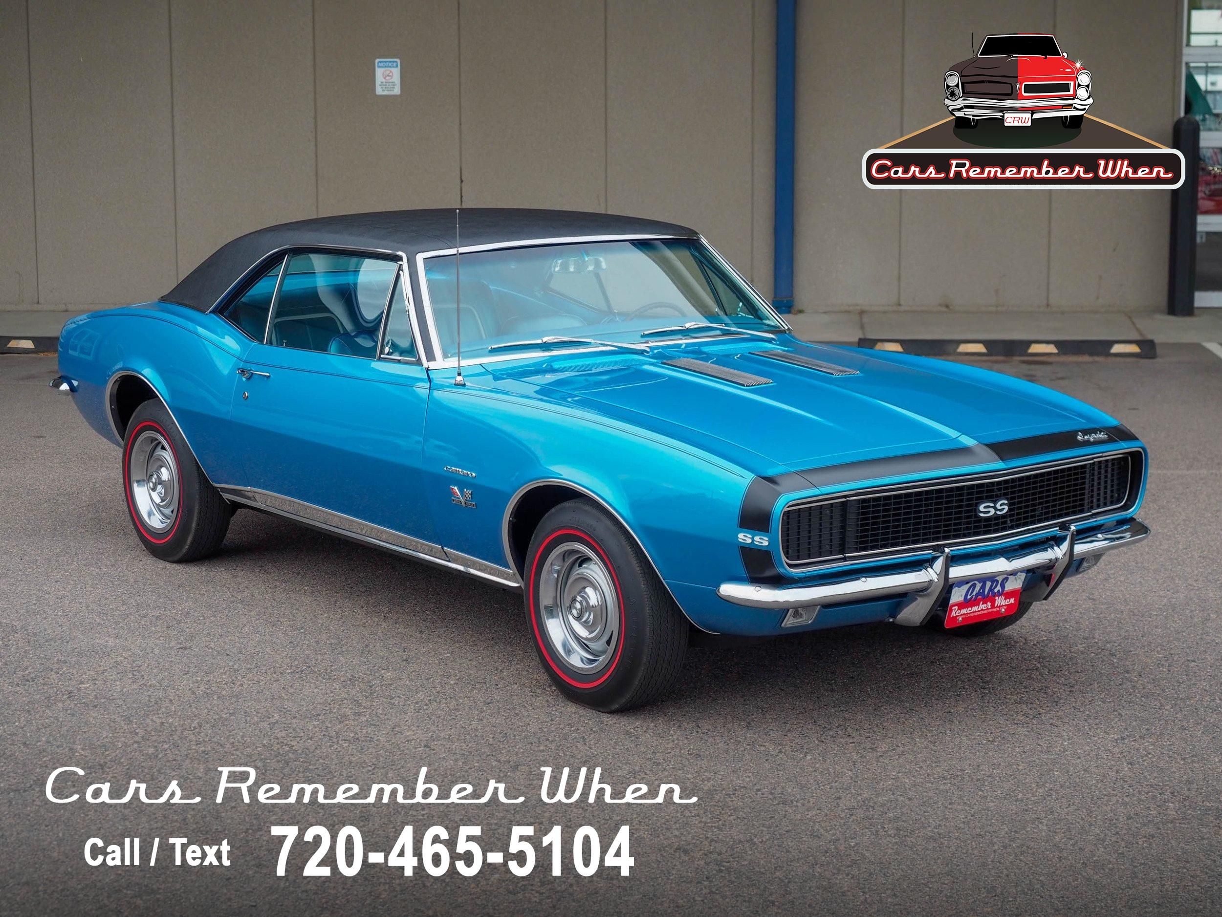 1967 Chevrolet Camaro Blue RS/SS