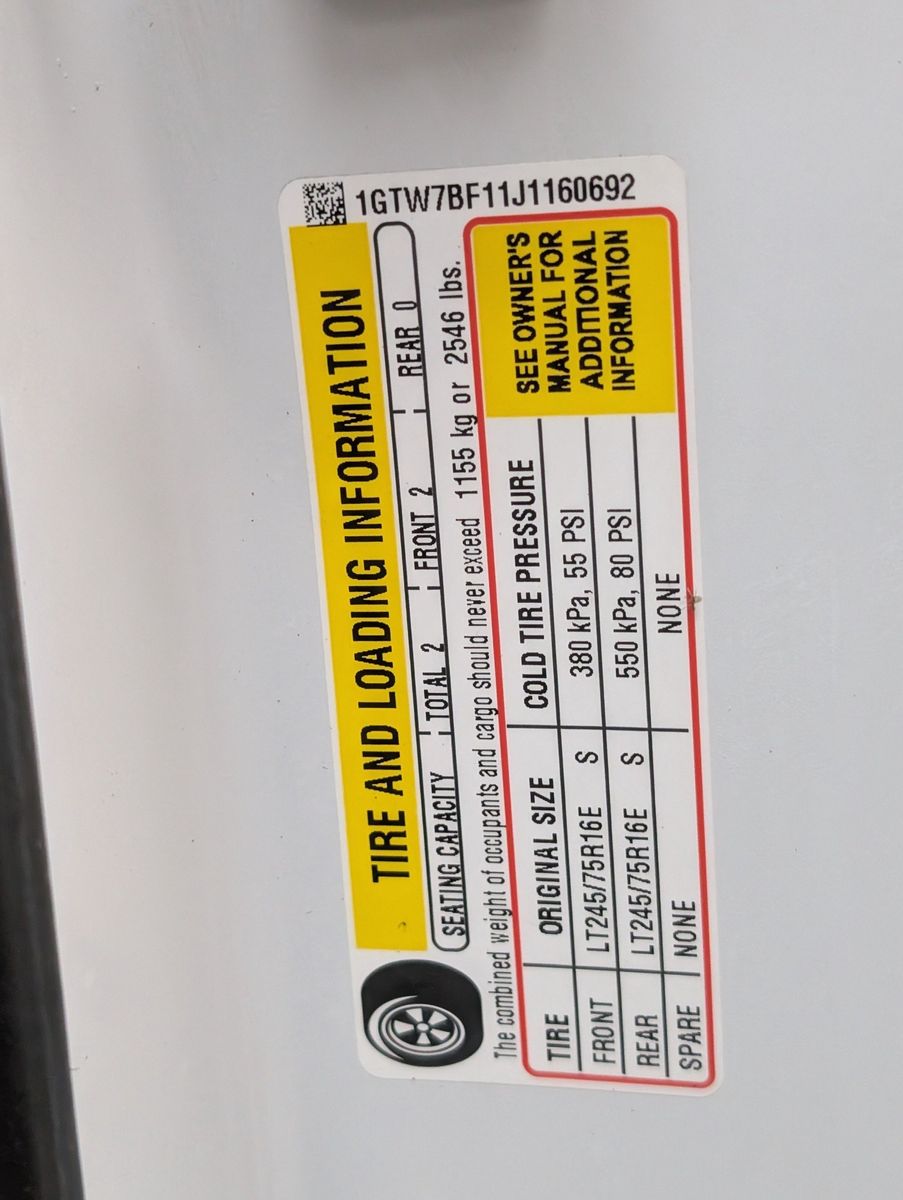 2018 GMC Savana Cargo 26