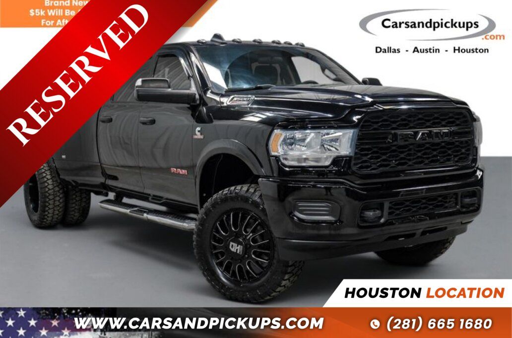 Black 2020 RAM 3500 Tradesman Crew Cab LB DRW 4WD Pickup Truck Four-Wheel Drive 6-Speed Automatic