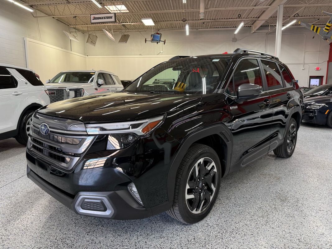 Black 2025 Subaru Forester Hybrid Limited AWD SUV / Crossover All-Wheel Drive Continuously Variable Transmission