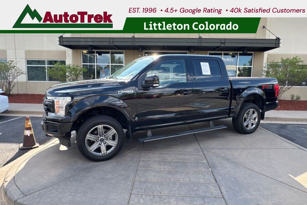 Black 2019 Ford F-150 Pickup Truck Four-Wheel Drive Automatic