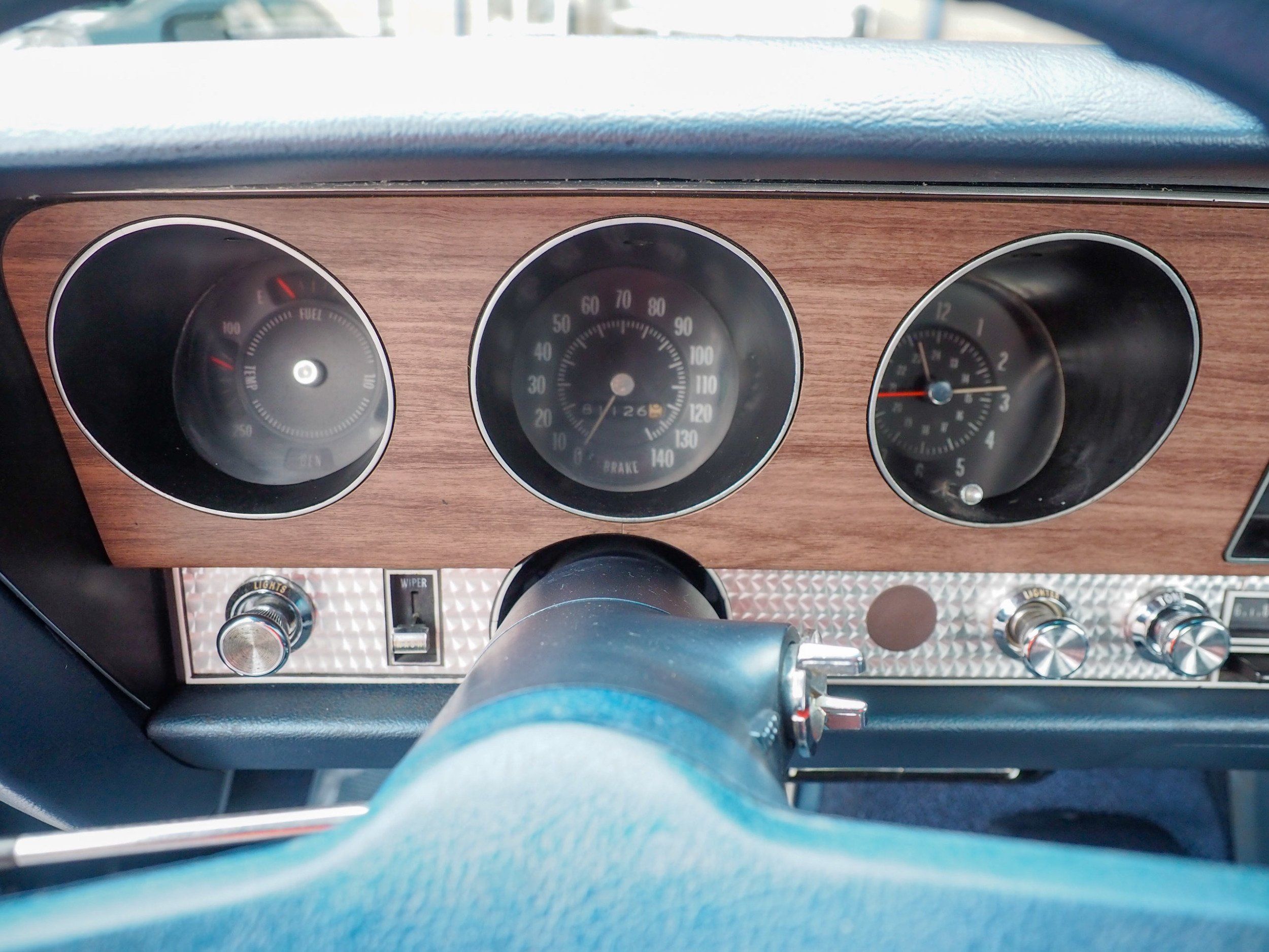 1970 Pontiac GTO Blue 
