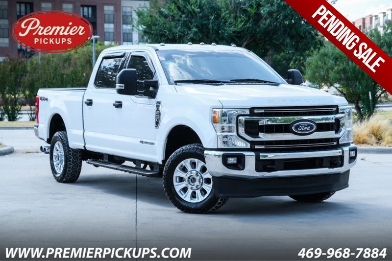 White 2020 Ford F-250 Super Duty Pickup Truck Four-Wheel Drive Automatic