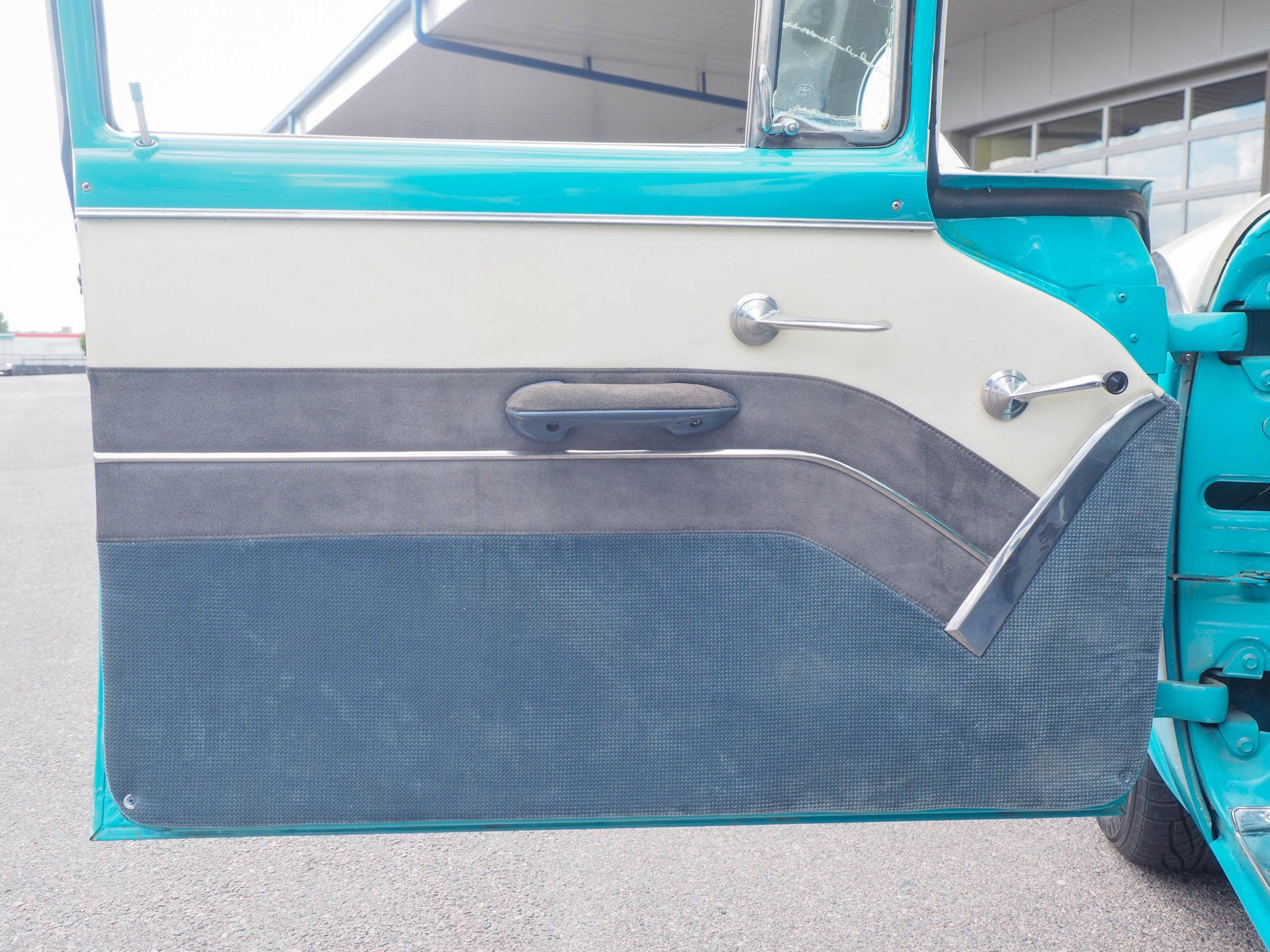 1955 Ford Fairlane Teal Coupe