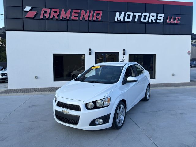 White 2016 Chevrolet Sonic Sedan Front-Wheel Drive 6-Speed Automatic