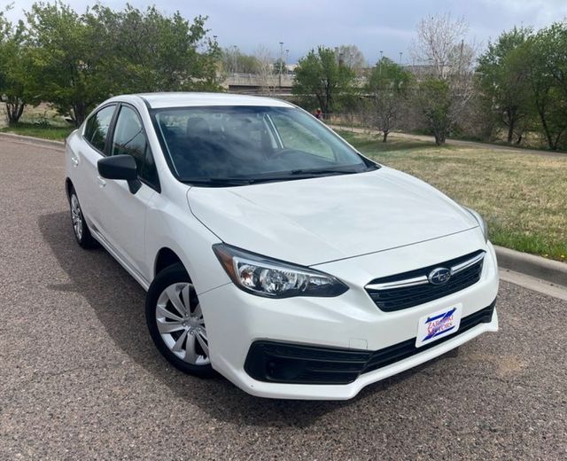 White 2021 Subaru Impreza Sedan 7-Speed CVT