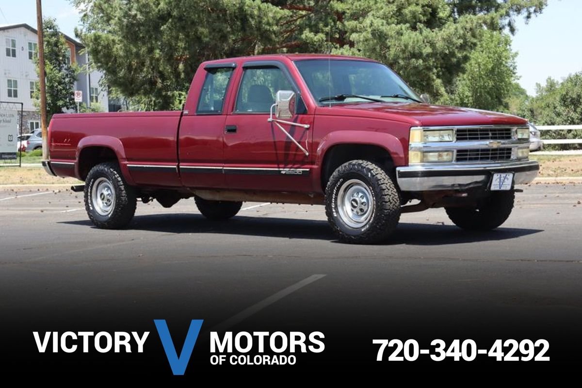 Red 1995 Chevrolet C/K 2500 Pickup Truck 4-Speed Automatic