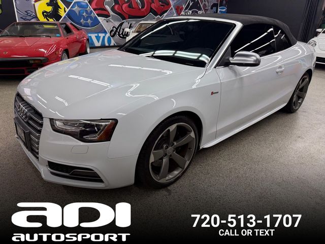 White 2017 Audi S5 Convertible All-Wheel Drive 7-Speed Automatic