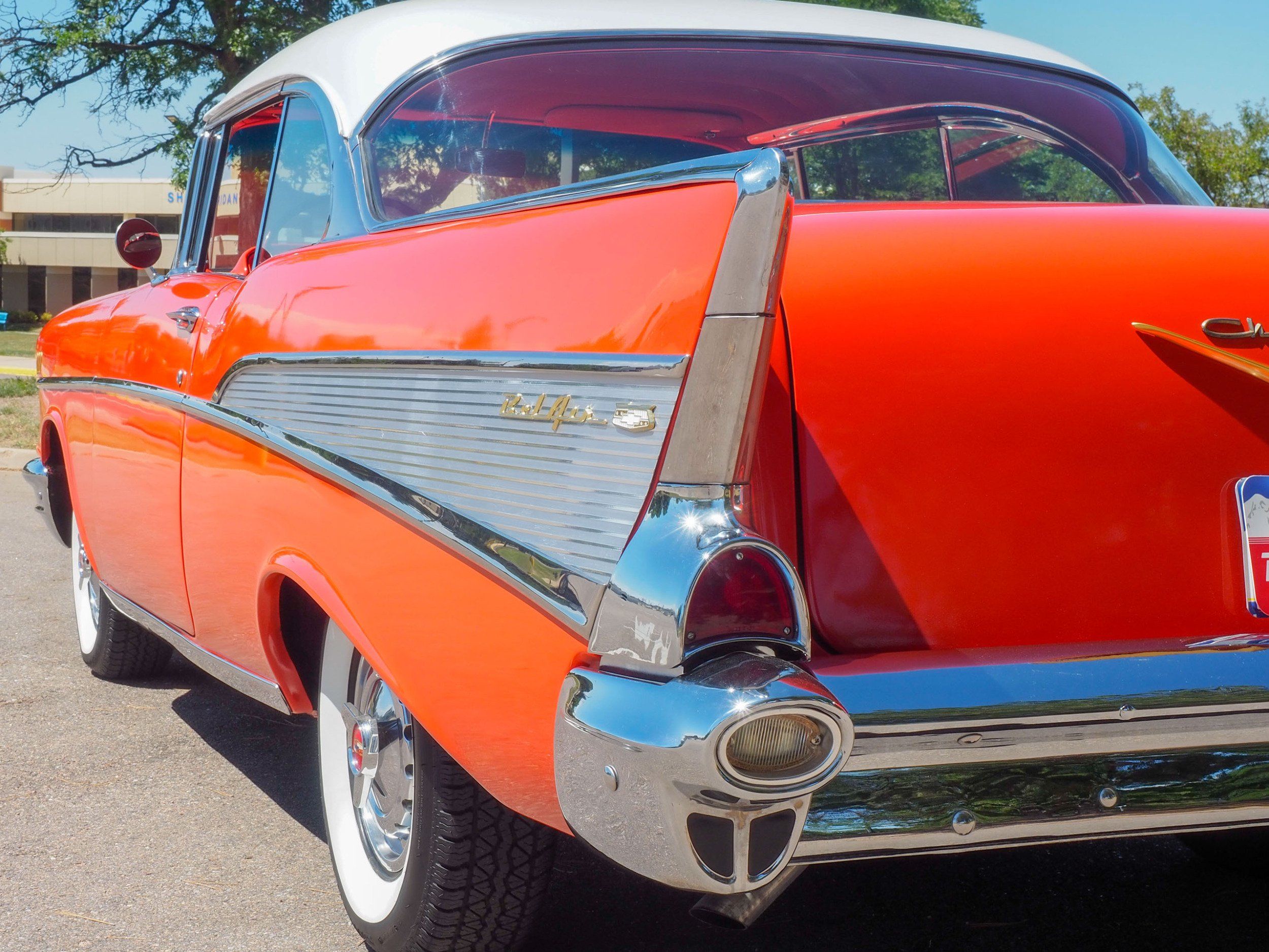 1957 Chevrolet Bel Air Orange 