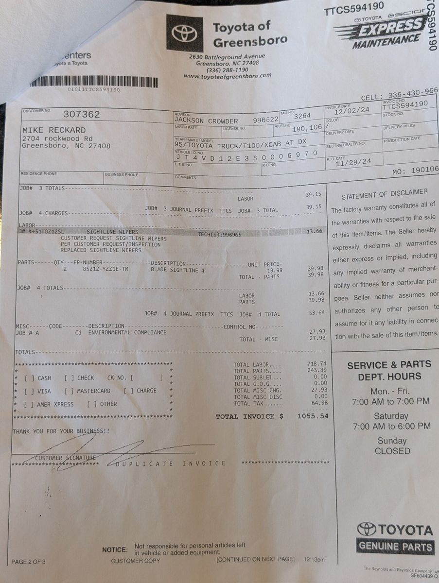1995 Toyota T100 217