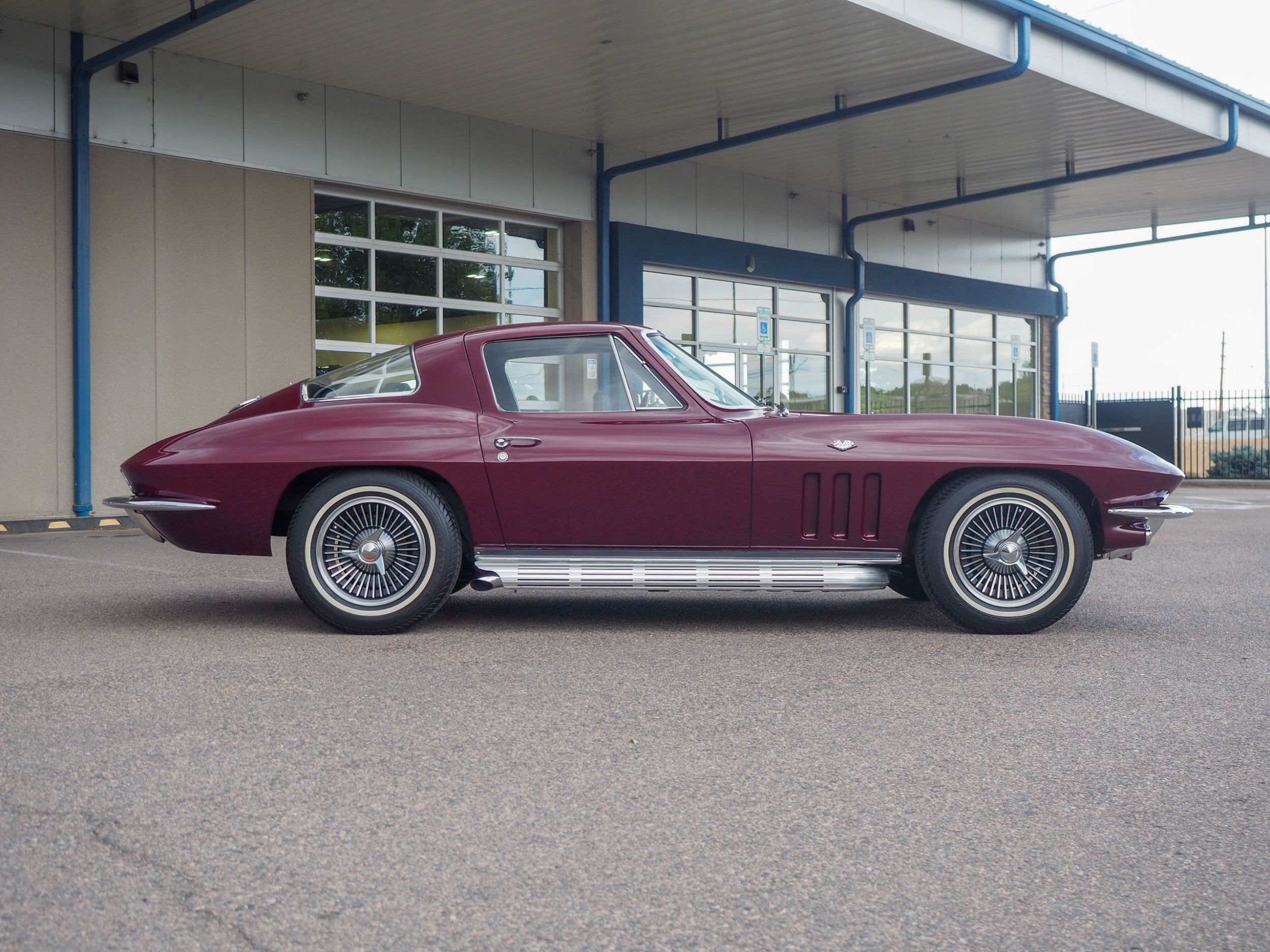 1966 Chevrolet Corvette Maroon Coupe