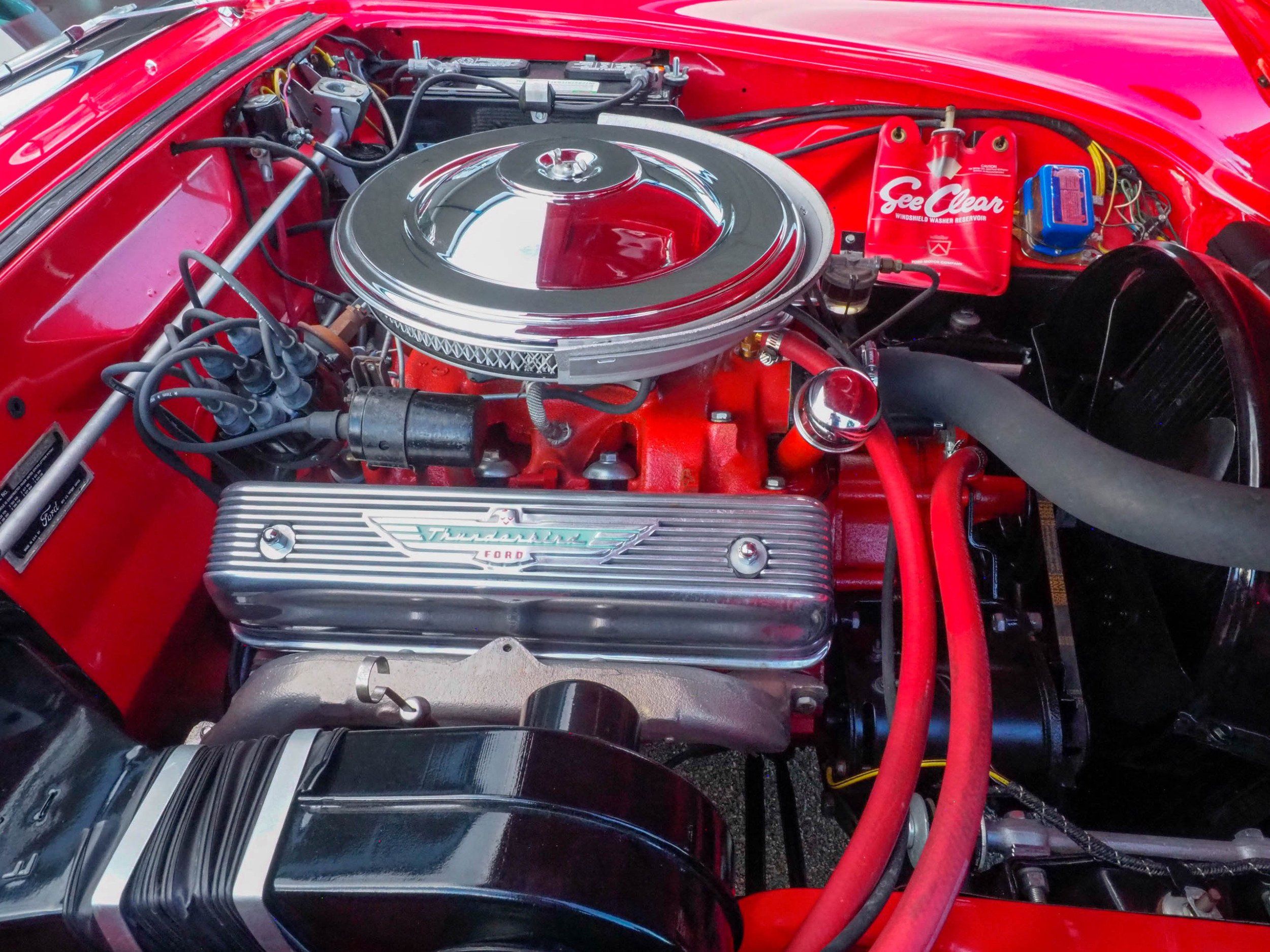 1955 Ford Thunderbird Red 