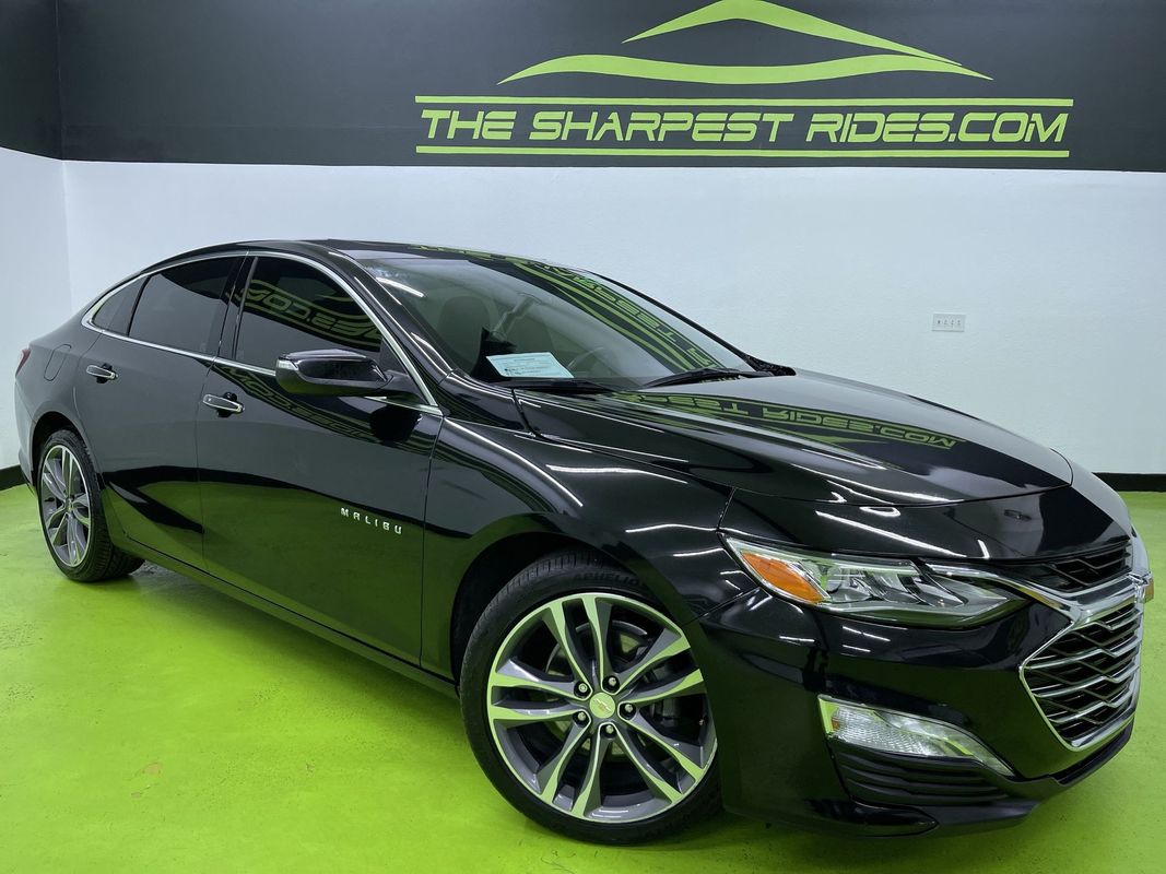 Black 2022 Chevrolet Malibu Premier FWD Sedan Front-Wheel Drive Automatic