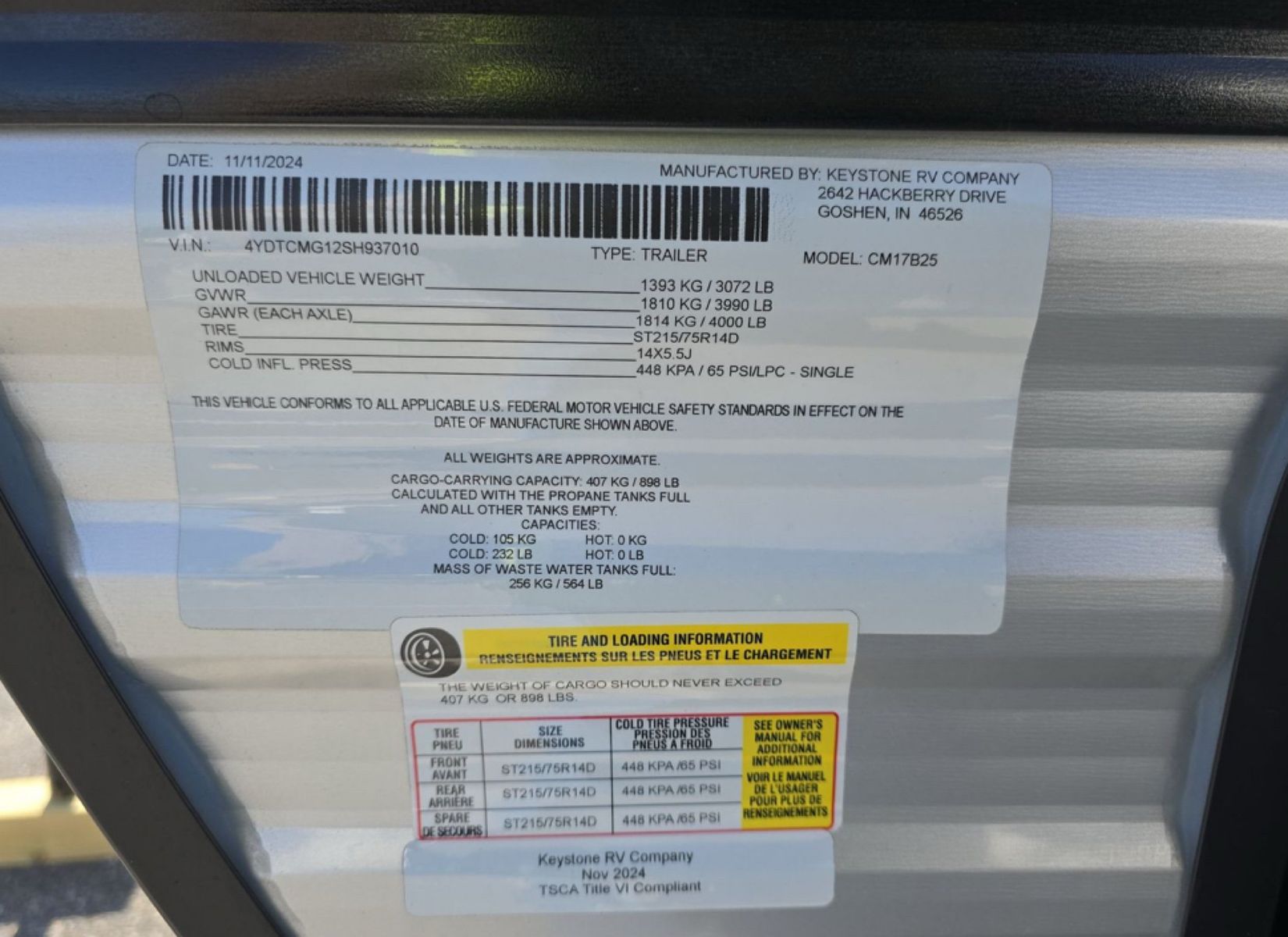 2025 Keystone Coleman 8